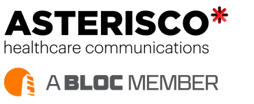 ASTERISCO* healthcare communications - A Bloc Member Logo