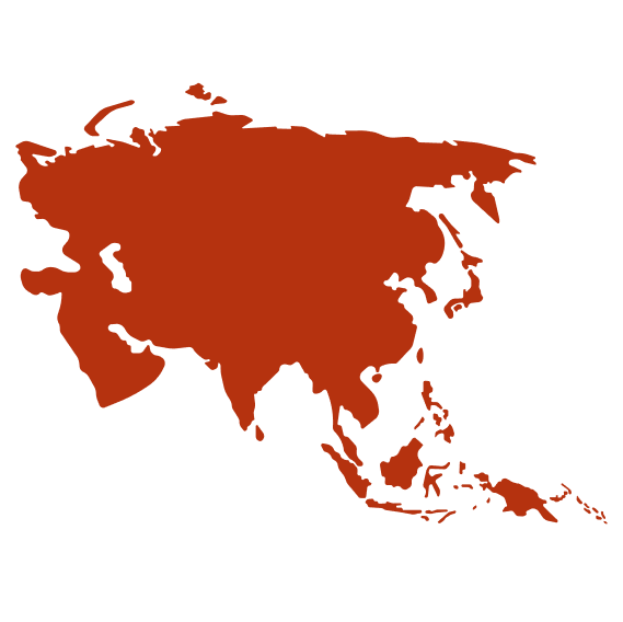 Map for locations of The Bloc in AMEA